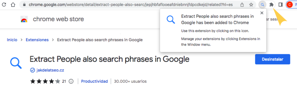 Extract-People-also-search-phrases-in-Google-extension